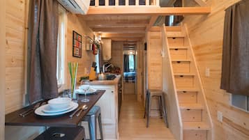 House, 1 Bedroom (Pets OK, Tiny House, Linens Included) | Private kitchen | Coffee/tea maker, dining tables