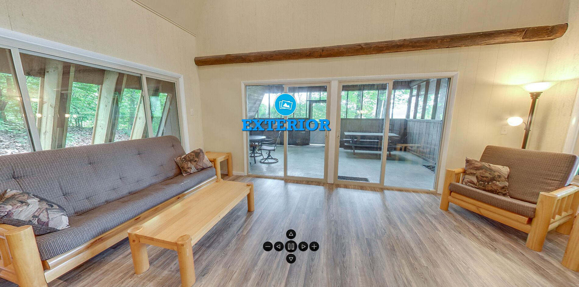 Cabin, 3 Bedrooms, Non Smoking, Kitchen (Linens Not Provided, 2 floors) | Living area | Flat-screen TV