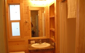 Combined shower/tub