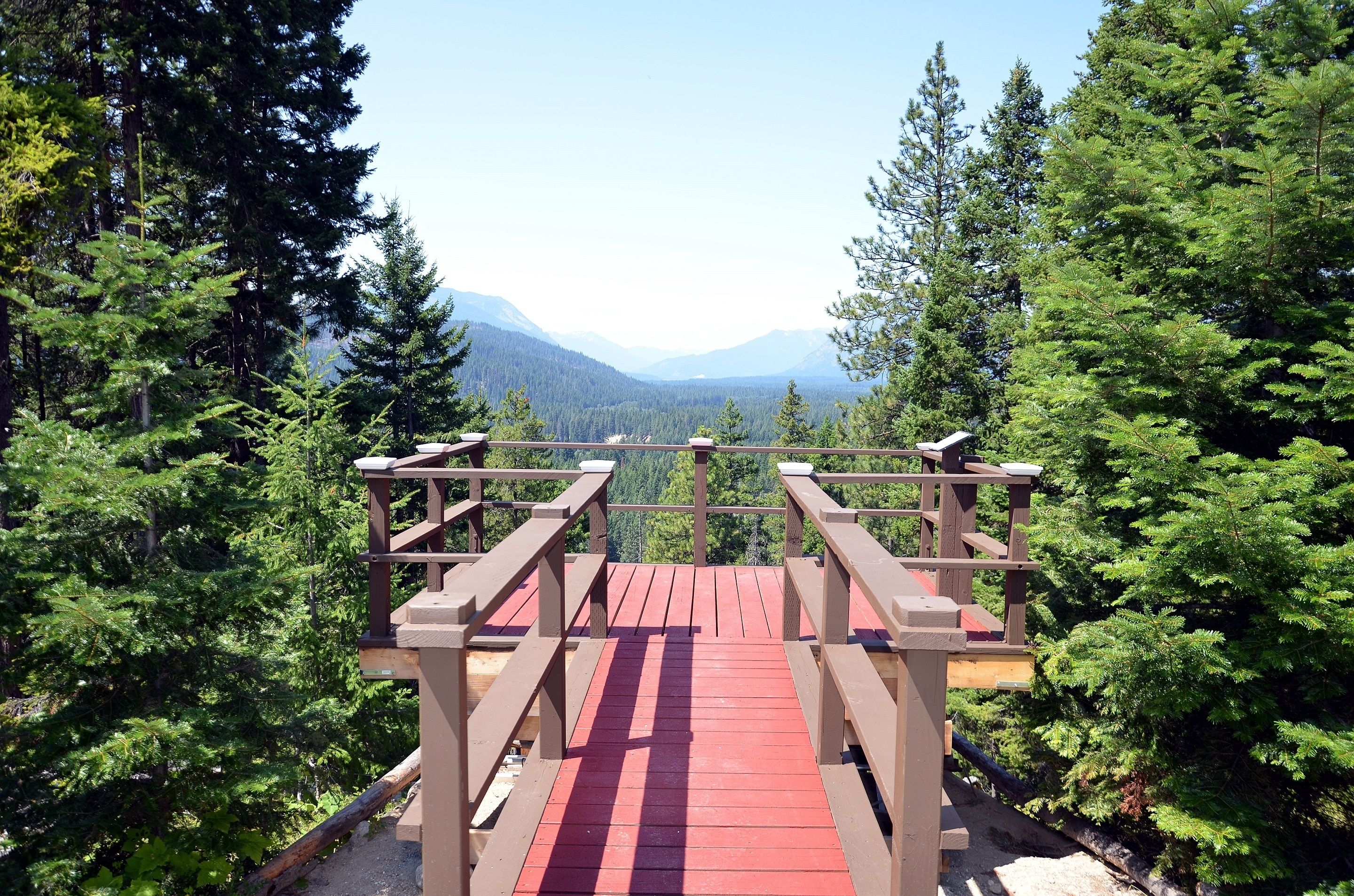 Vue sur la montagne