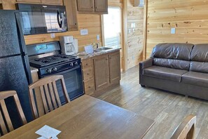 Cabin, 2 Bedrooms (Park Model, Linens Included)  | Living area - Plymouth Rock Camping Resort (Plymouth)