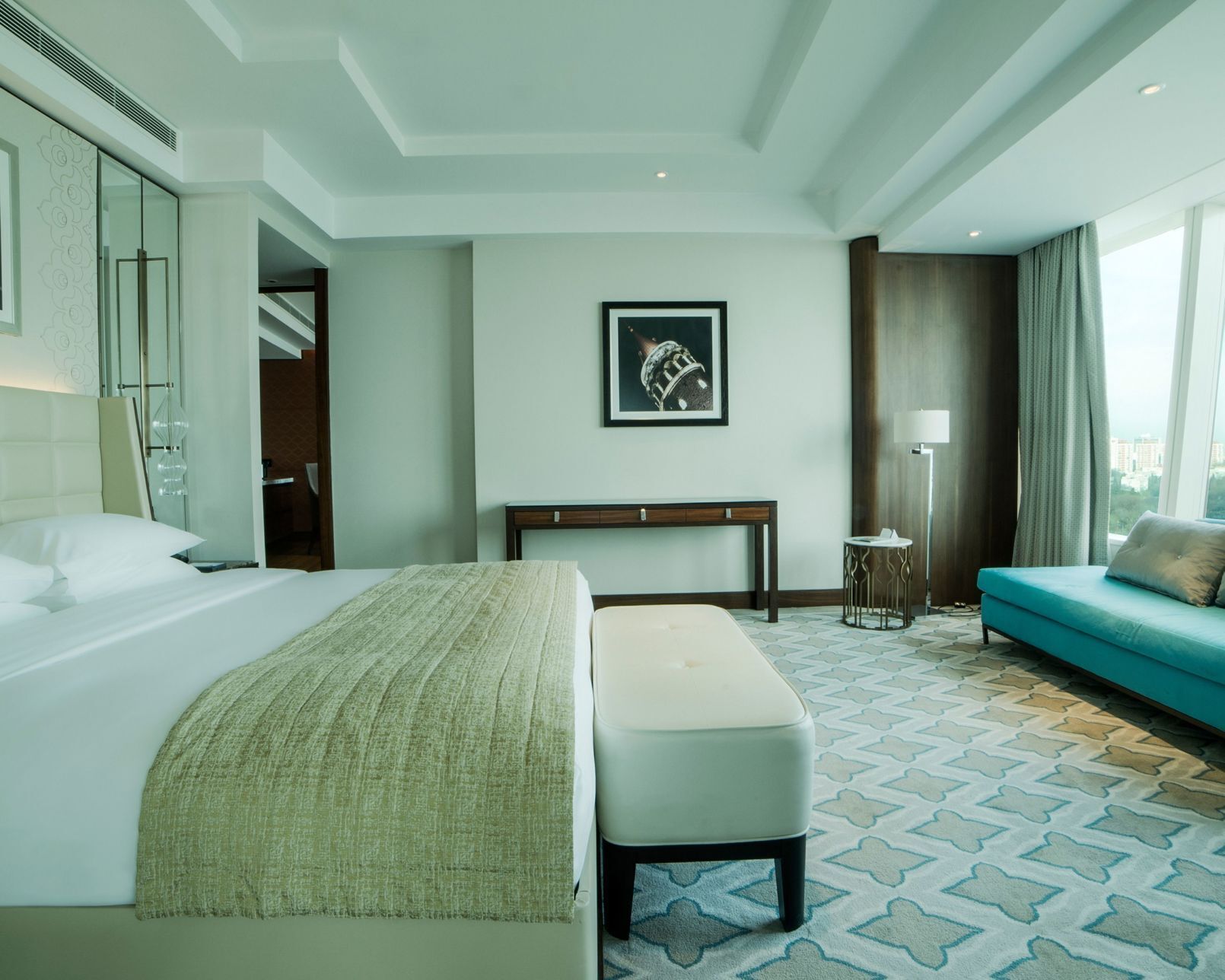 Premium bedding, minibar, in-room safe, desk
