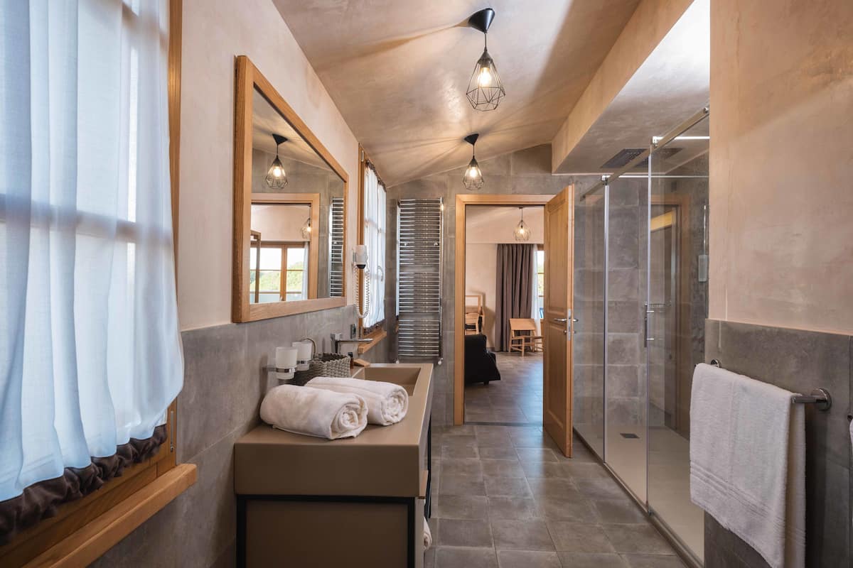 junior suite smart | bathroom | shower, free toiletries, hair dryer, bidet