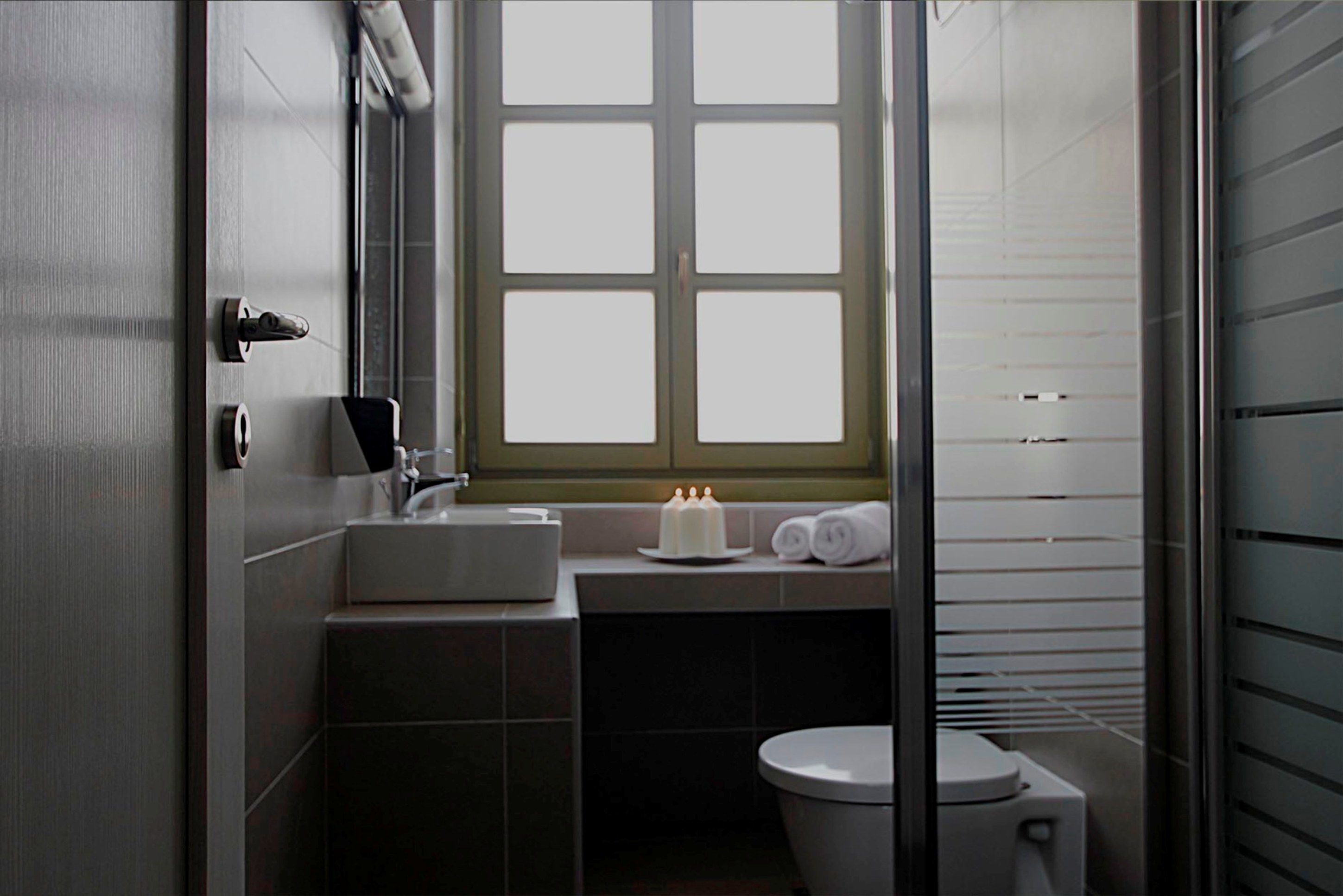 shower, rainfall showerhead, hair dryer, slippers