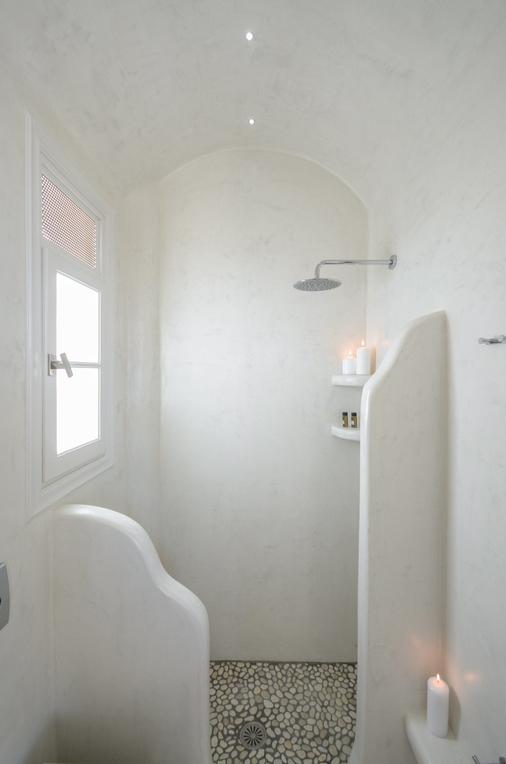 Dusche im Bad