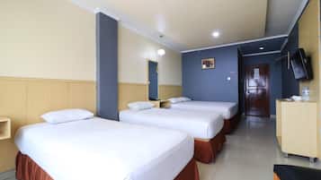 Familienzimmer | Schreibtisch, kostenloses WLAN, Bettwäsche