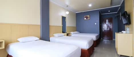 Kamar Keluarga | 1 kamar tidur, meja kerja, Wi-Fi gratis, dan seprai linen