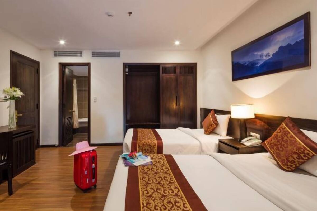 Biancheria da letto di alta qualità, minibar, una cassaforte in camera