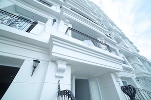 Majoituspaikan julkisivu