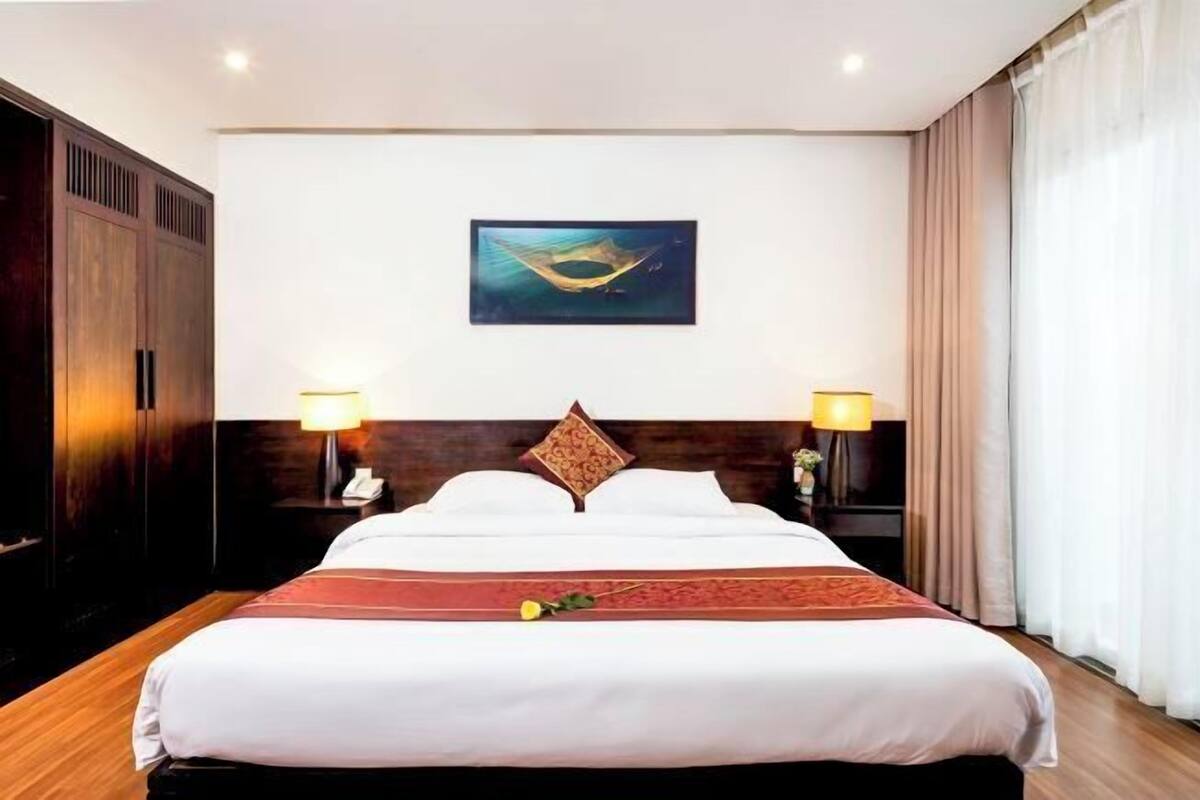 Biancheria da letto di alta qualità, minibar, una cassaforte in camera