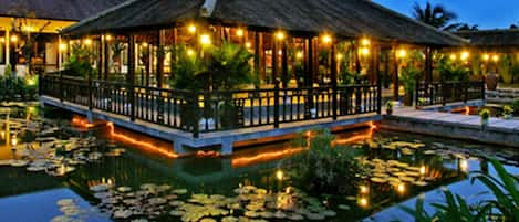 Front of property – evening/night