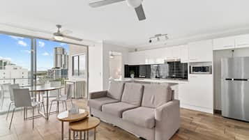 Governor - 2 Bedroom Apartment | Living area | Flat-screen TV, DVD player