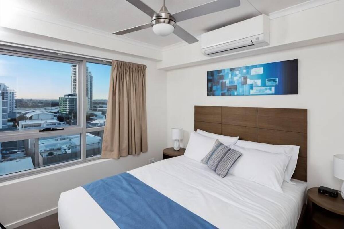1 kamar tidur, meja kerja, ruang kerja ramah laptop, dan kedap suara
