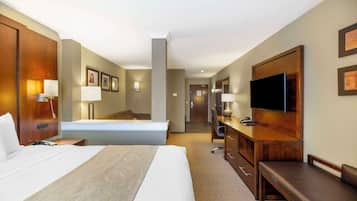 Suite, 1 King Bed with Sofa bed, Non Smoking | Pillowtop beds, desk, iron/ironing board, free WiFi