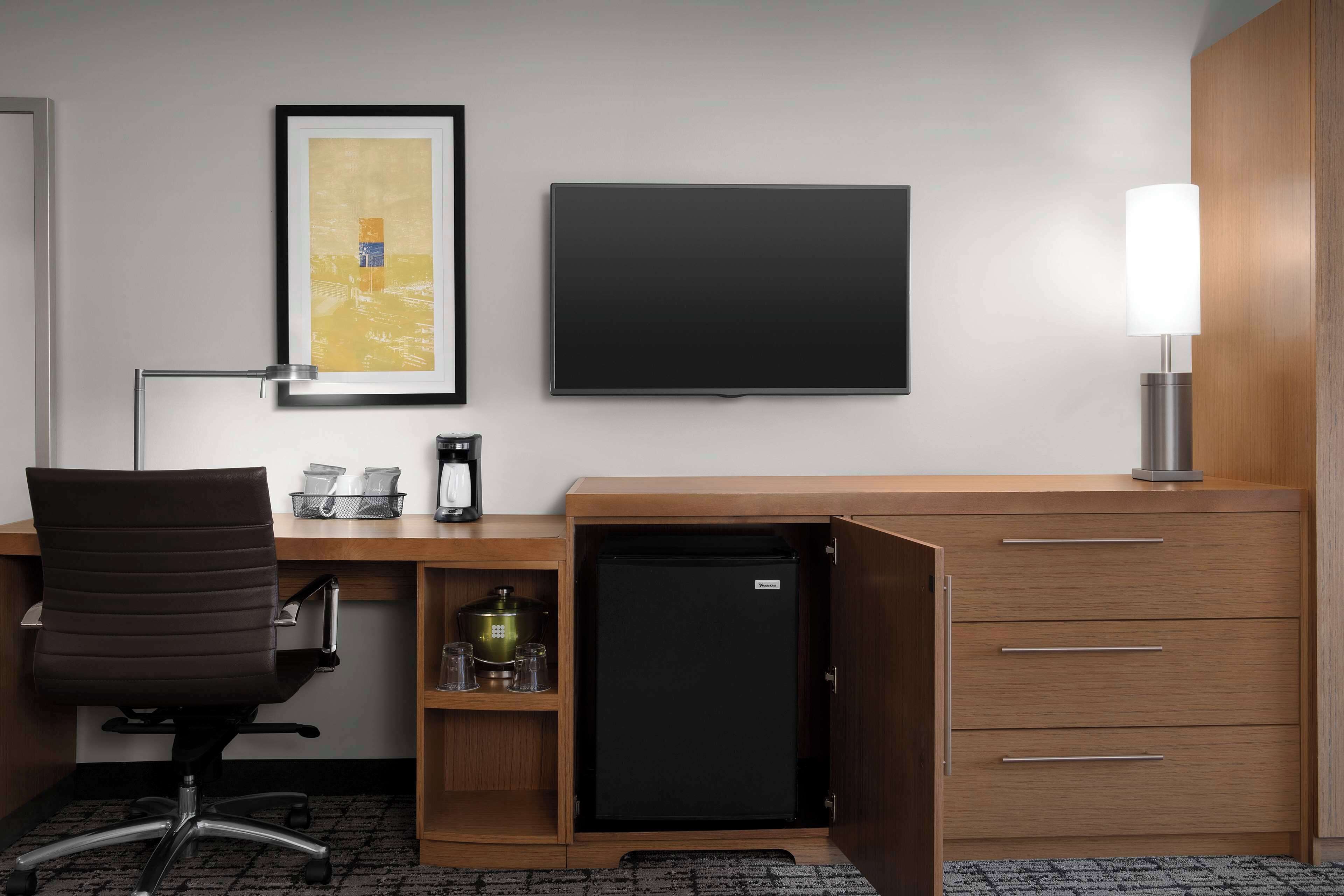 room, 2 queen beds, accessible, bathtub | in-room safe, desk, laptop workspace, blackout curtains