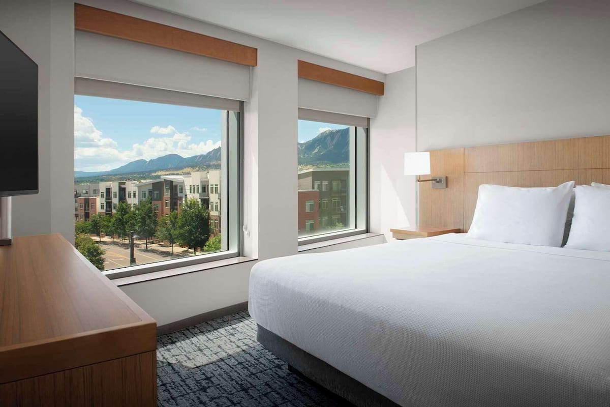 In-room safe, desk, laptop workspace, blackout drapes