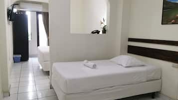 Family Room | Peralatan tempat tidur premium, dihias secara berasingan