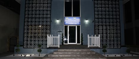 Front of property - evening/night