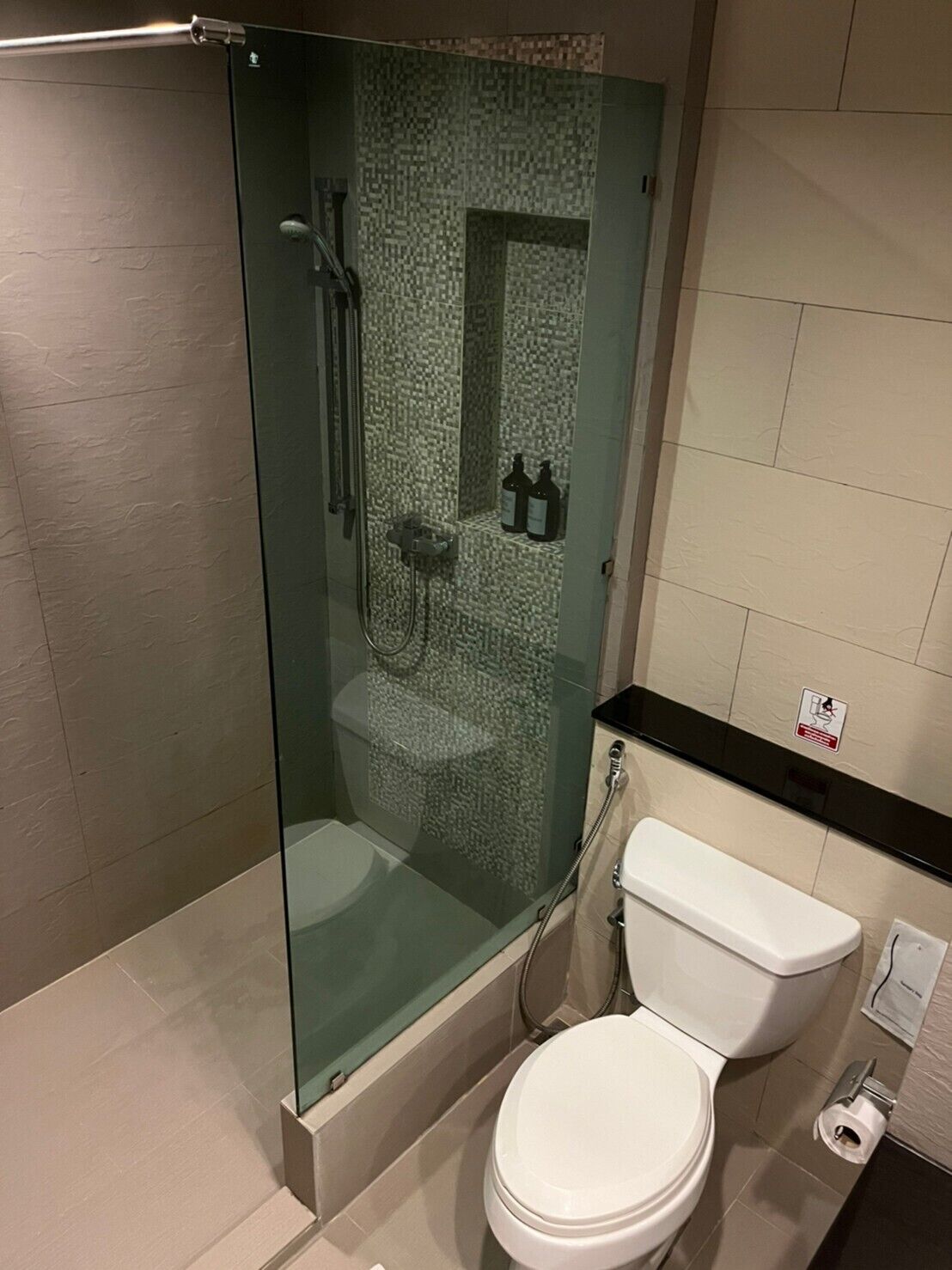 superior room | bathroom | rainfall showerhead, free toiletries, hair dryer, towels