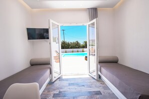 Deluxe Villa, Private Pool | Living area