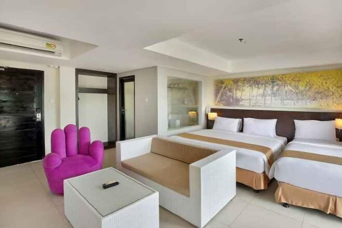 In-room safe, desk, soundproofing, rollaway beds