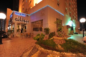 Voorkant van accommodatie