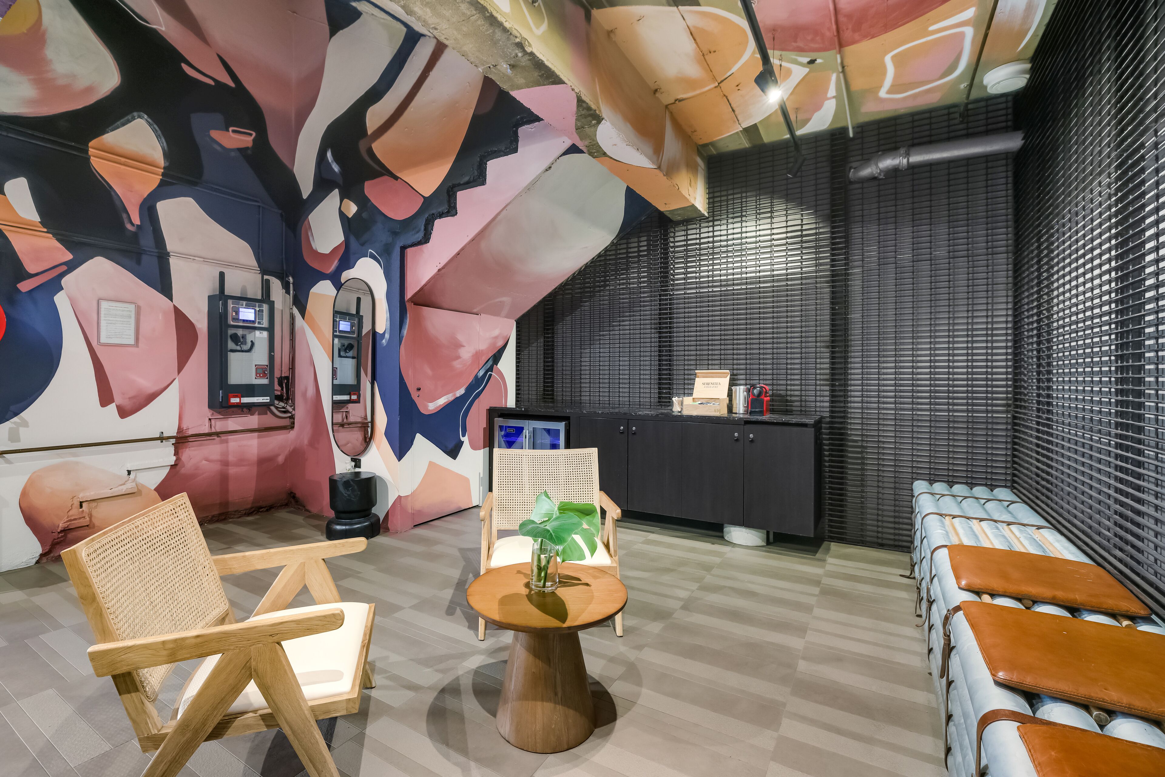 Coin salon dans le hall