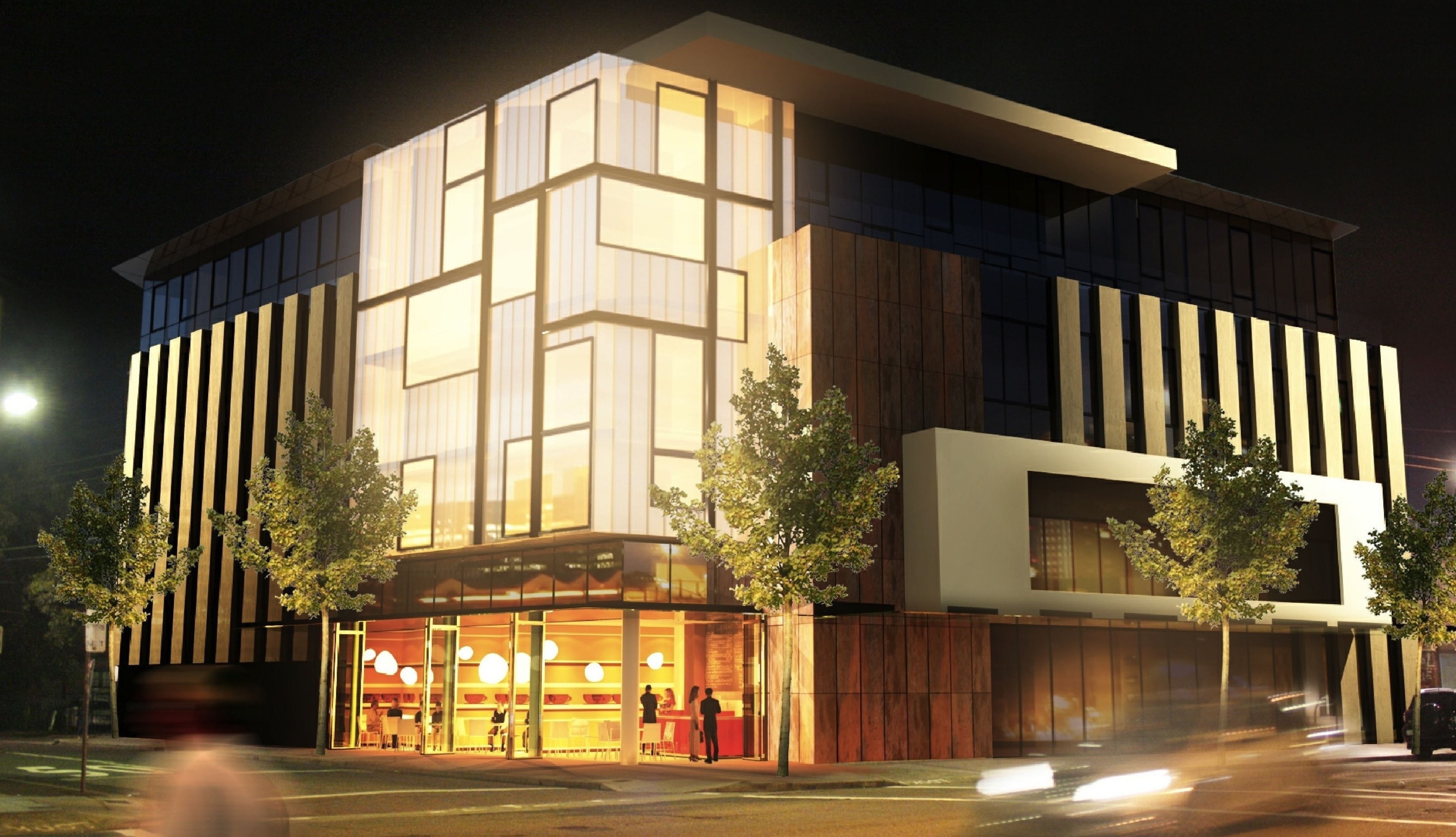 Majoituspaikan julkisivu