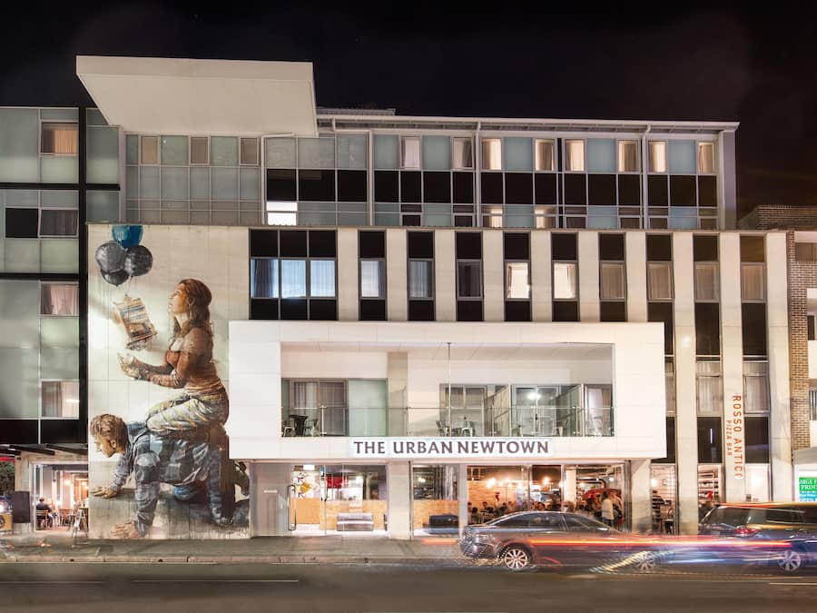 Voorkant van accommodatie