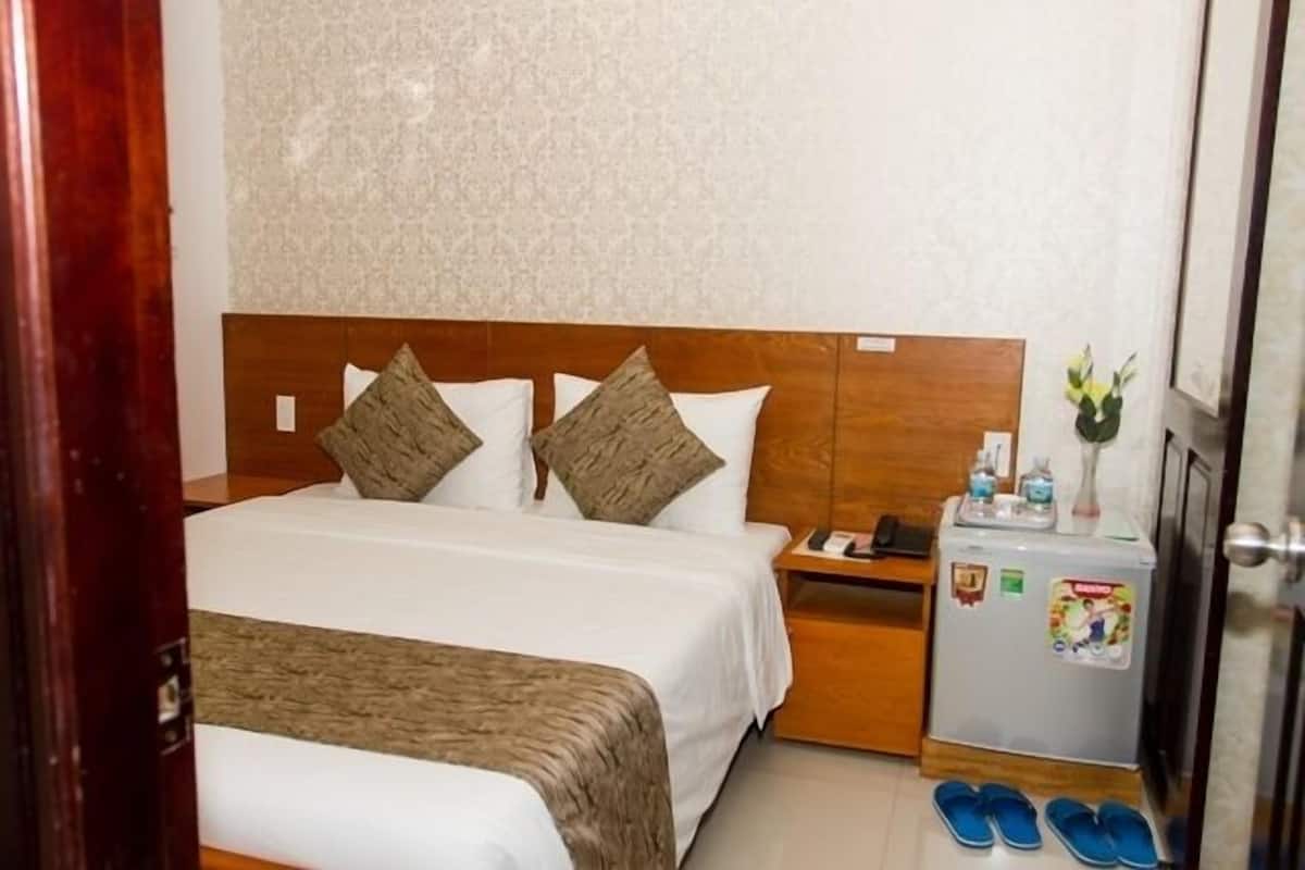 Minibar, in-room safe, blackout drapes, WiFi (free)