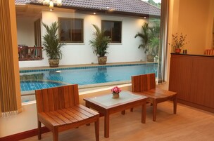 Sala de estar en el lobby