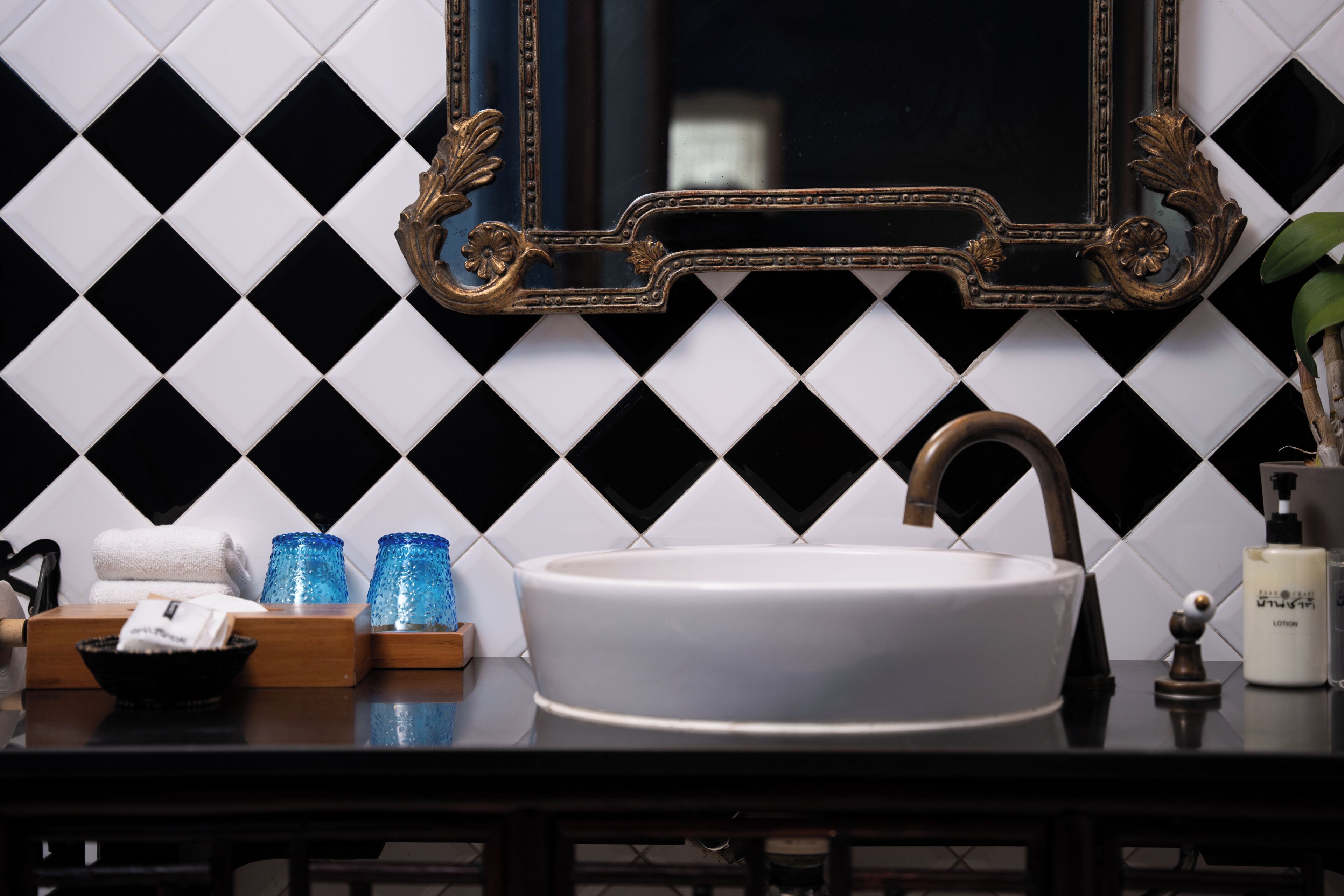 deluxe double room | bathroom | shower, designer toiletries, hair dryer, bathrobes