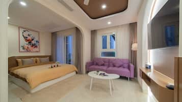 Appartement Ville (Luxury Family) | Literie de qualité supérieure, couette en duvet d'oie, surmatelas