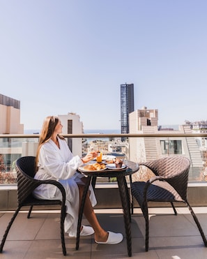 Suite ejecutiva (Superior) | Terraza o patio