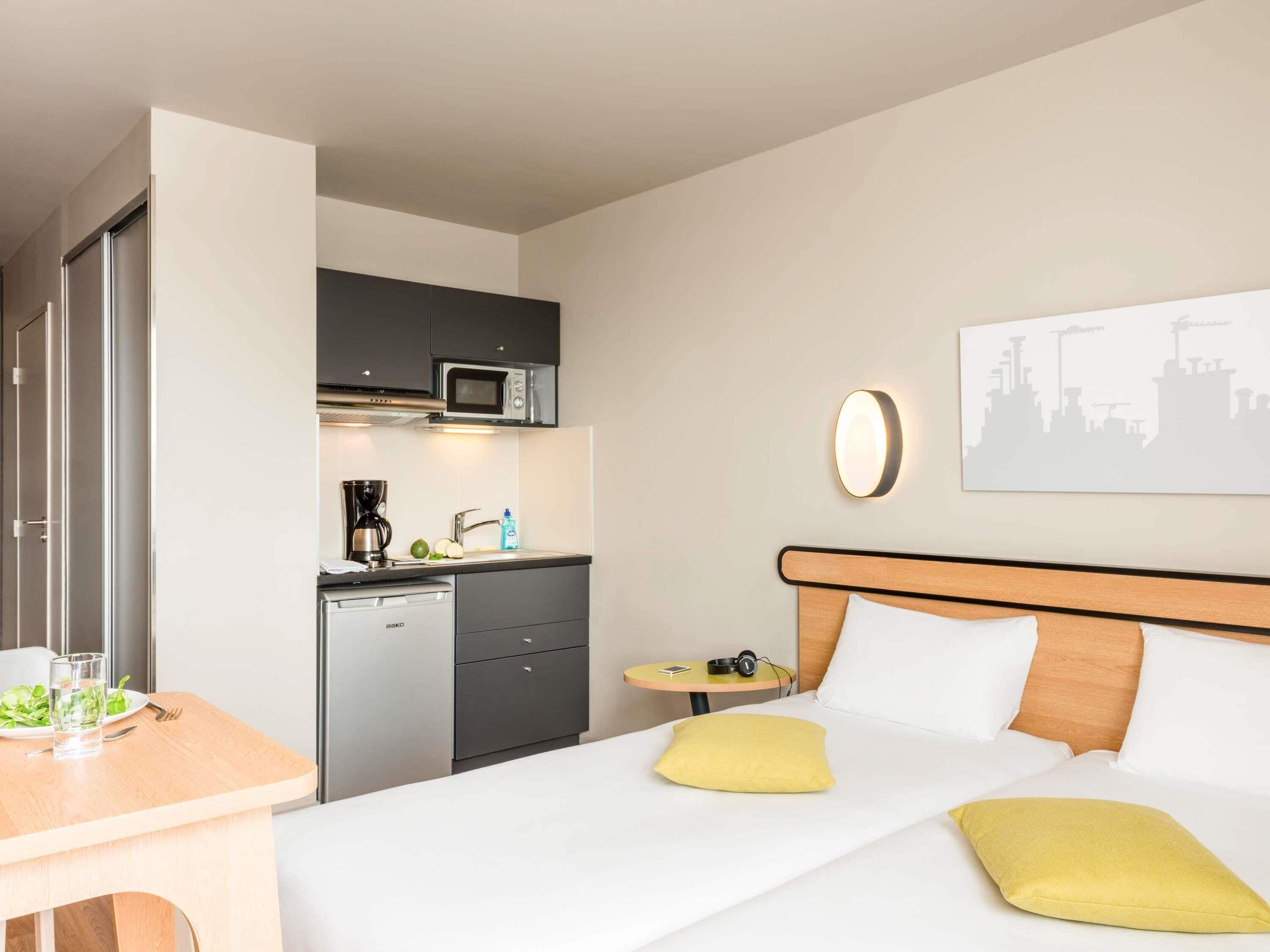 Studio, 1 giường  đôi | Bộ đồ giường cao cấp, nệm có lớp đệm bông, két bảo mật tại phòng 