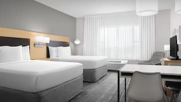 Blackout drapes, iron/ironing board, free cribs/infant beds, free WiFi