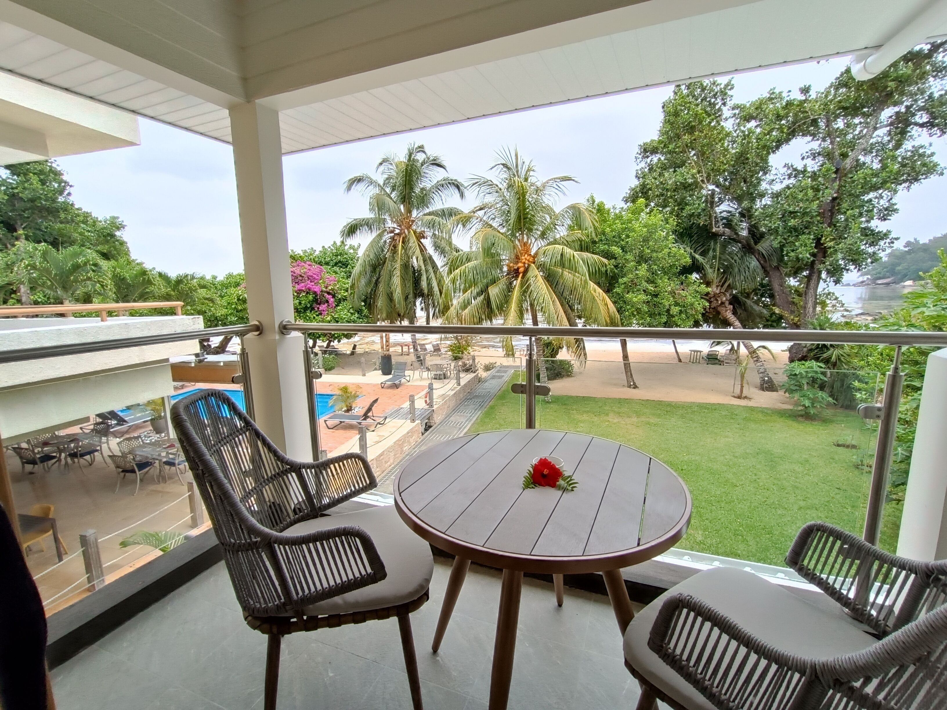 superior double room, sea view | terrace/patio