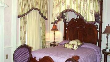 Marylyn Mom Rohe | Premium bedding, down comforters, in-room safe, individually decorated