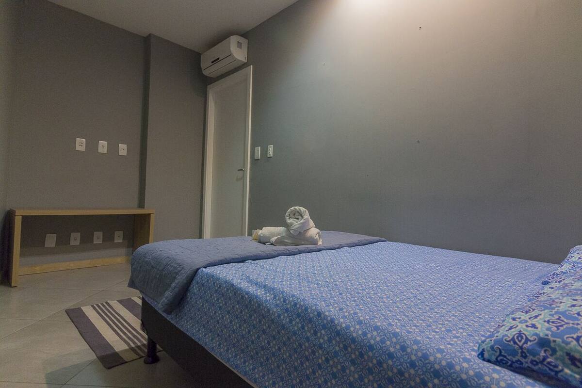 Basic Double Room | Premium bedding, blackout curtains, iron/ironing board, free WiFi