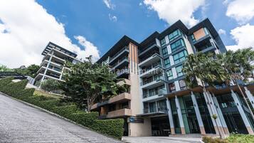 Façade de l’hébergement