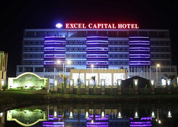 Front of property – evening/night - Excel Capital Hotel (Naypyidaw)