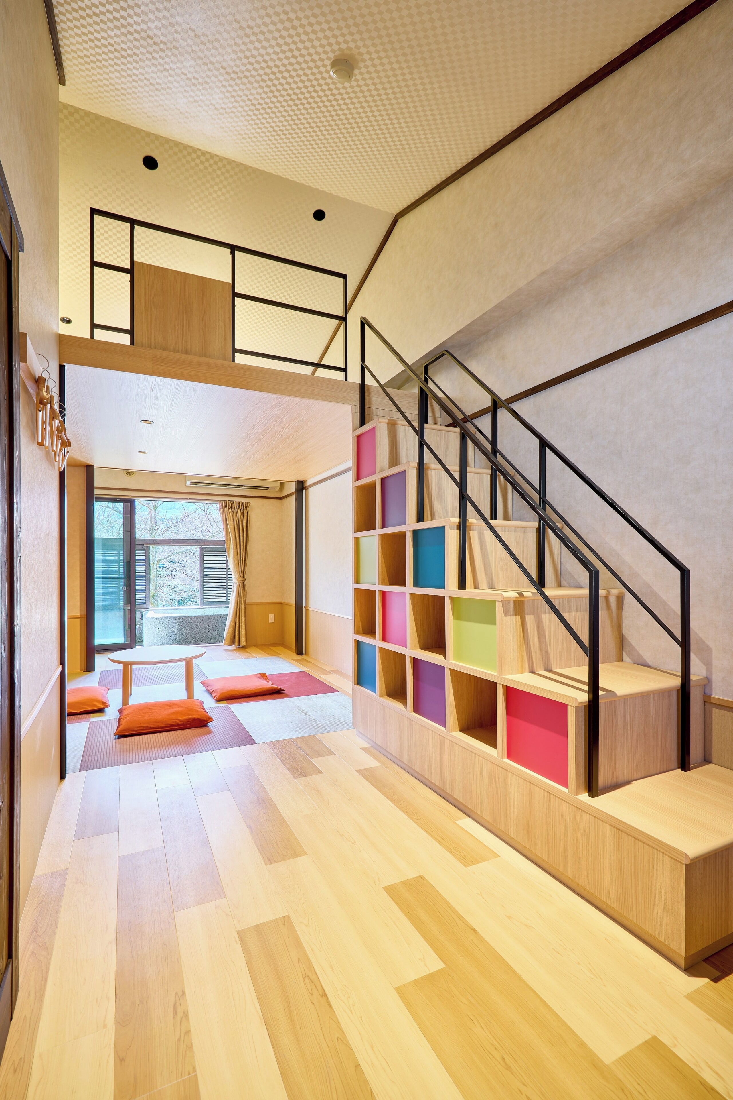 Zimmer im japanischen Stil, Nichtraucher (2nd Floor, Loft , with Open-air Bath) | Zimmersafe, kostenloses WLAN, Bettwäsche
