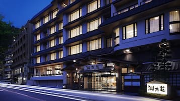 Front of property – evening/night