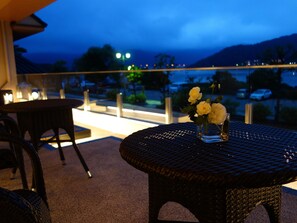 Blick von der Unterkunft