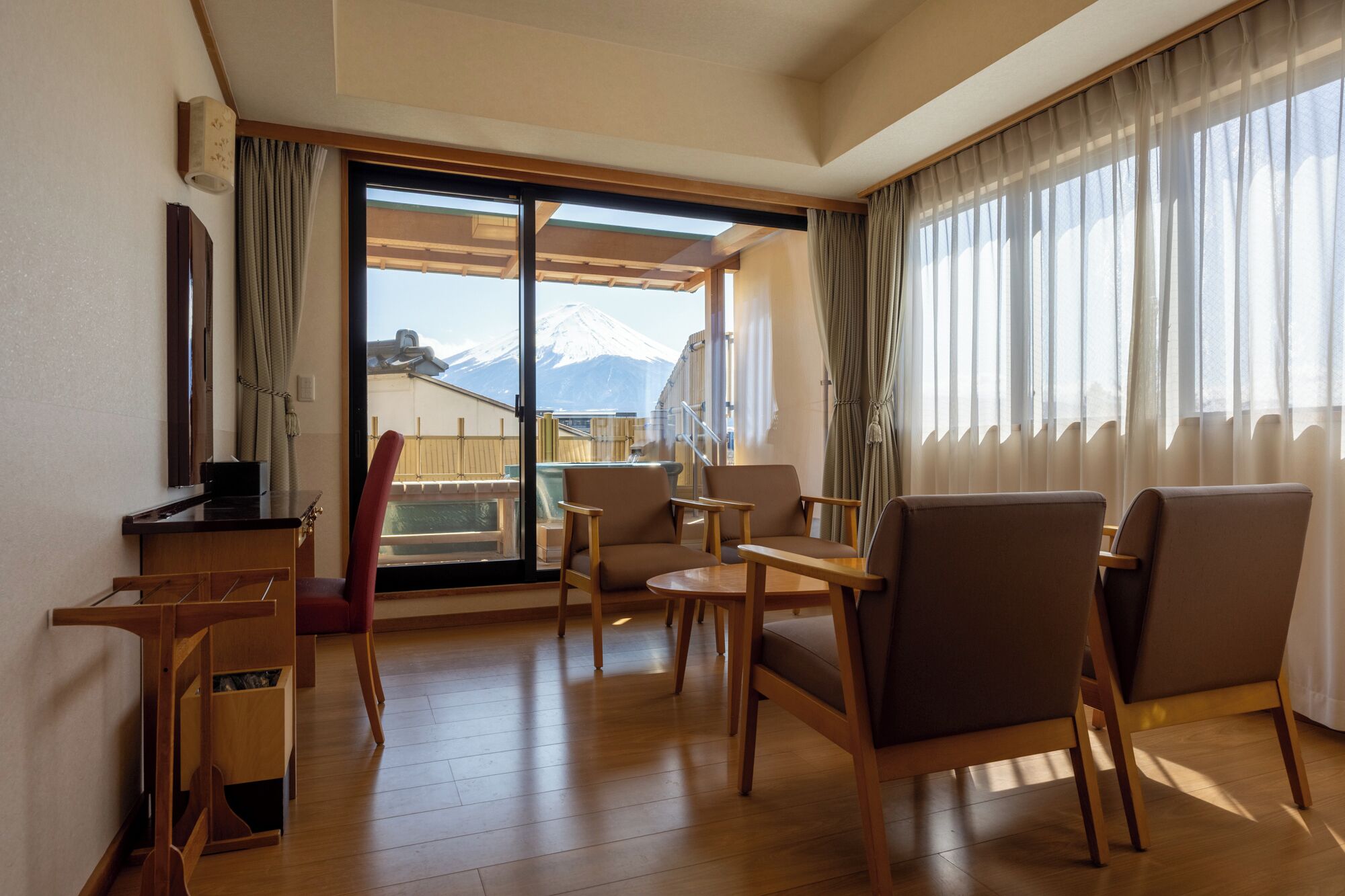 Japanese-Style Superior Room,Open Air Bath, Mountain View | View from room