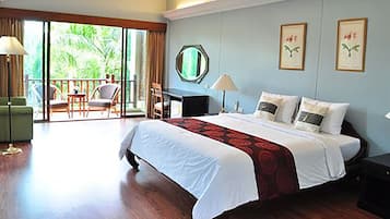 Deluxe Twin room | Meja kerja, tempat tidur lipat/tambahan, Wi-Fi gratis, dan seprai linen