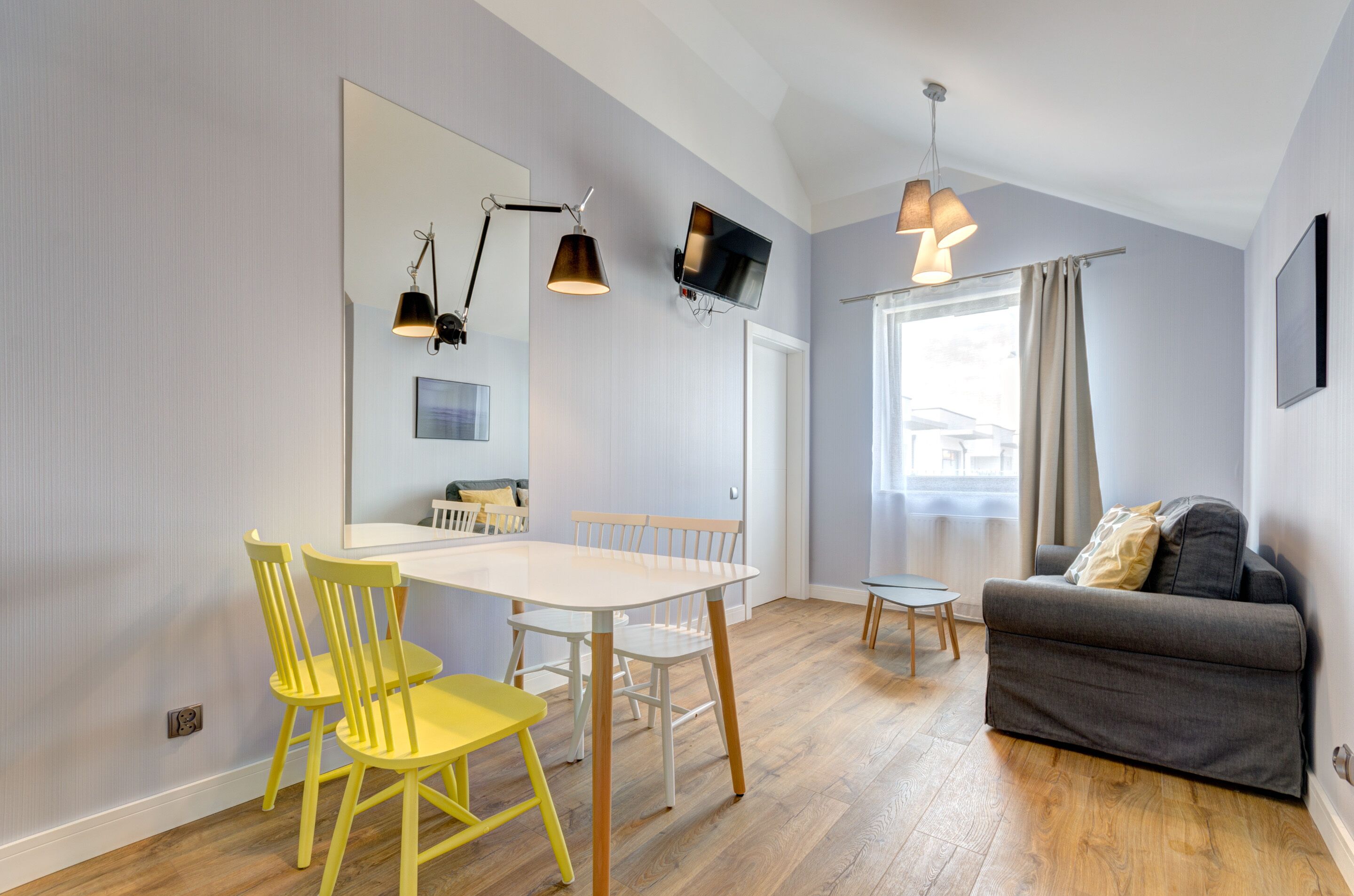 Apartamento luxo, 1 quarto (2 adults) | Roupas de cama premium, individualmente decorados