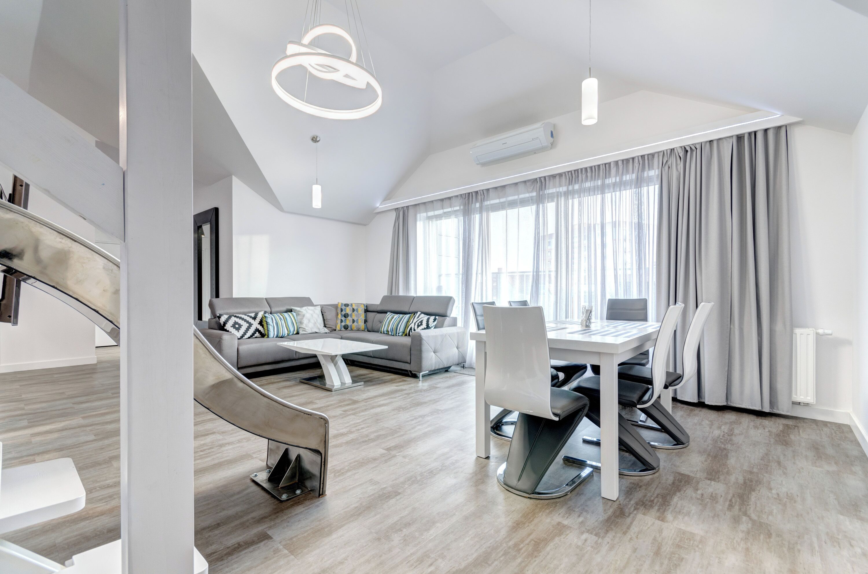 Loft superluxo, 2 quartos, terraço, vista para o rio (7 adults) | Roupas de cama premium, individualmente decorados