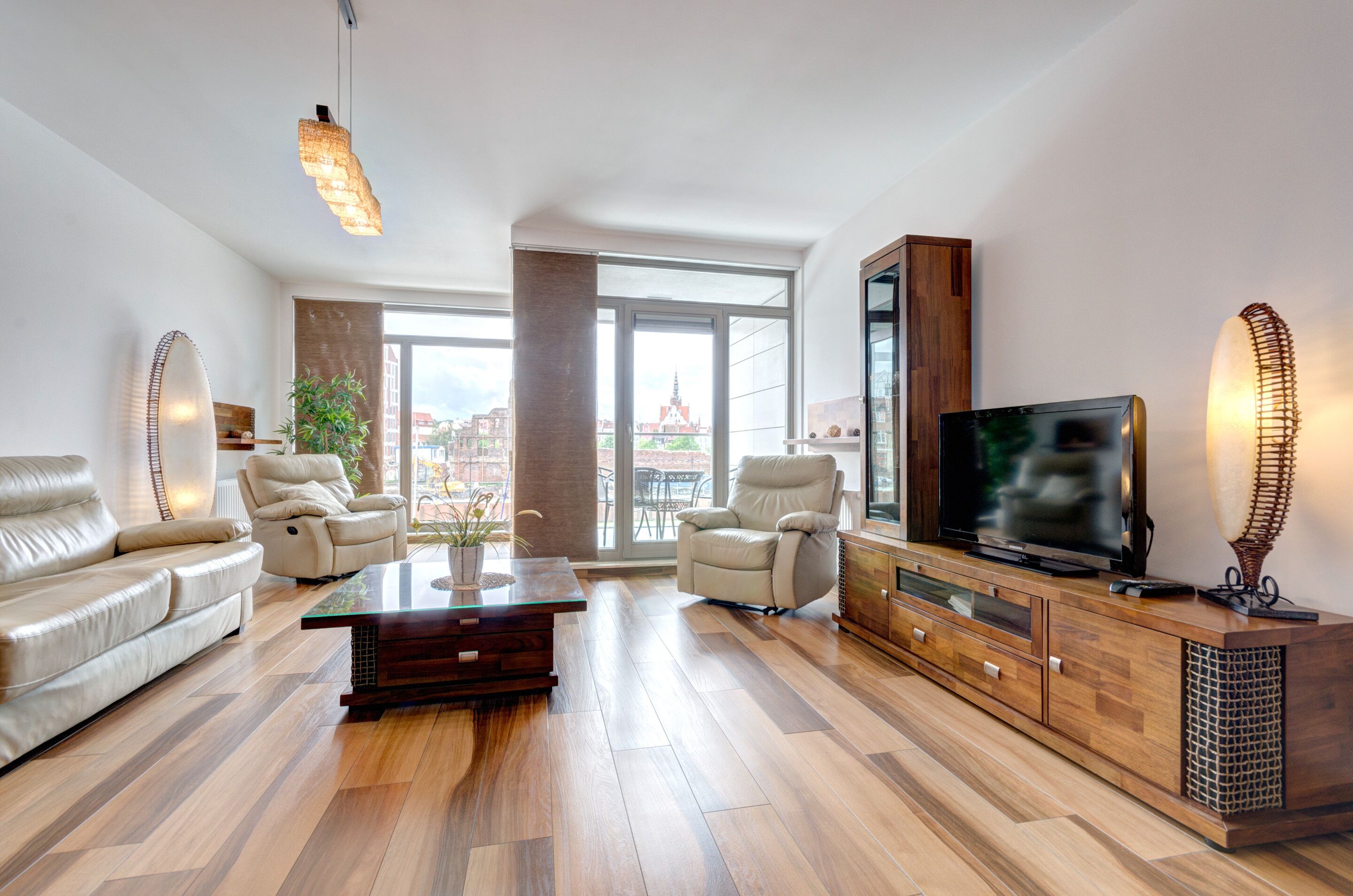 Apartamento luxo, 1 quarto, sacada, vista para o rio (4 adults) | Roupas de cama premium, individualmente decorados