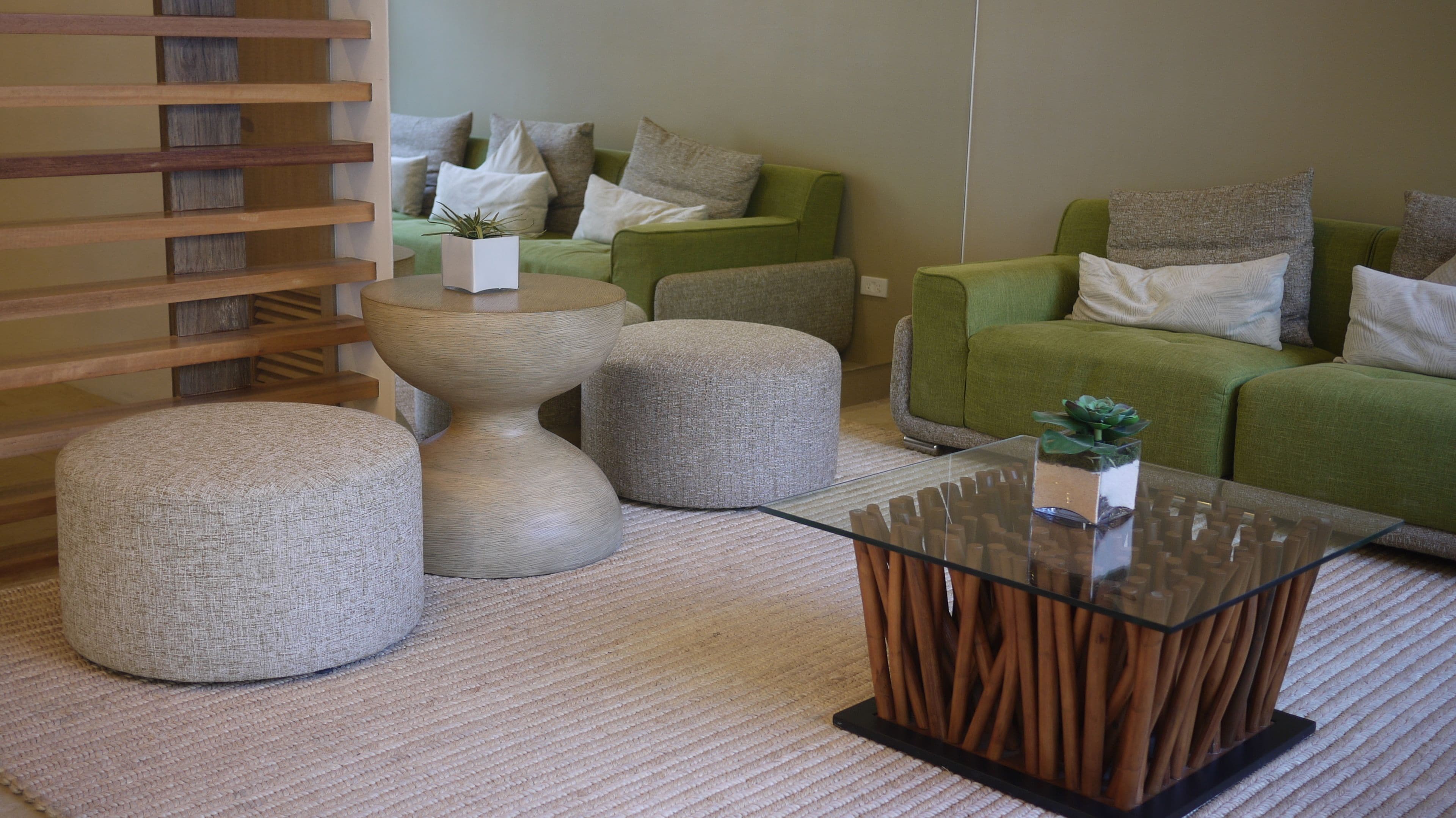 3 bedroom apartment suite | living area | lcd tv